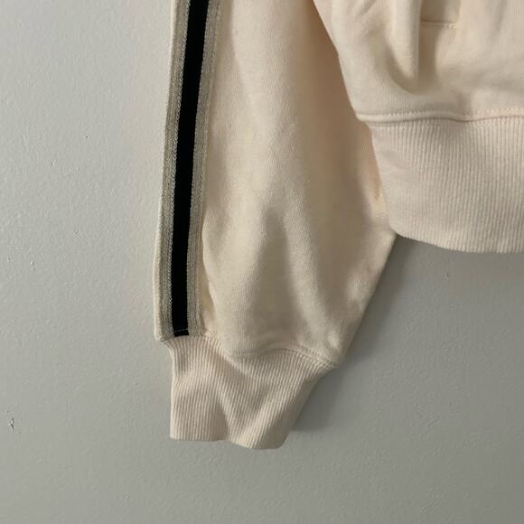 Spiritual Gangster Ruby Bomber Full Zip Jacket Off White M Medium New with Flaw - Picture 4 of 9